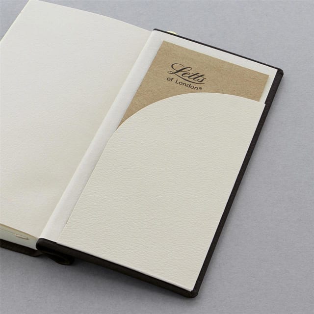 LETTS Origins Slim Pkt Address Book Blk
