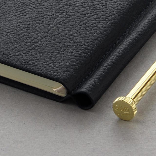 LETTS Origins Slim Pkt Address Book Blk