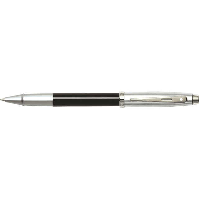 Sheaffer® 100 Glossy Black/Brsh Chrome Cap Rollerball Pen HSB