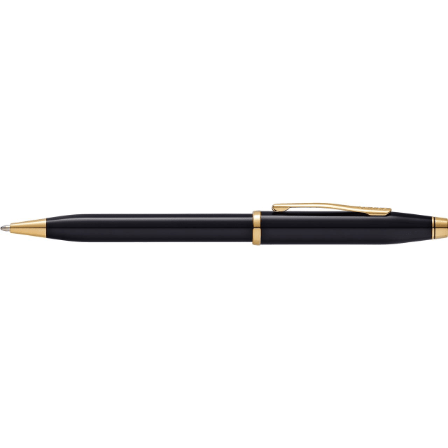 CROSS Century II Black Lacquer 23CT Ballpoint Pen