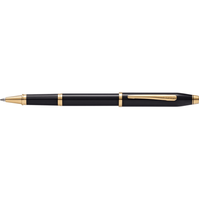 CROSS Century II Black Lacquer 23CT Selectip Rollerball Pen