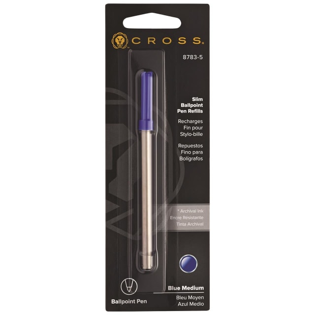 CROSS Refill Slim Medium Blue Ballpoint Single