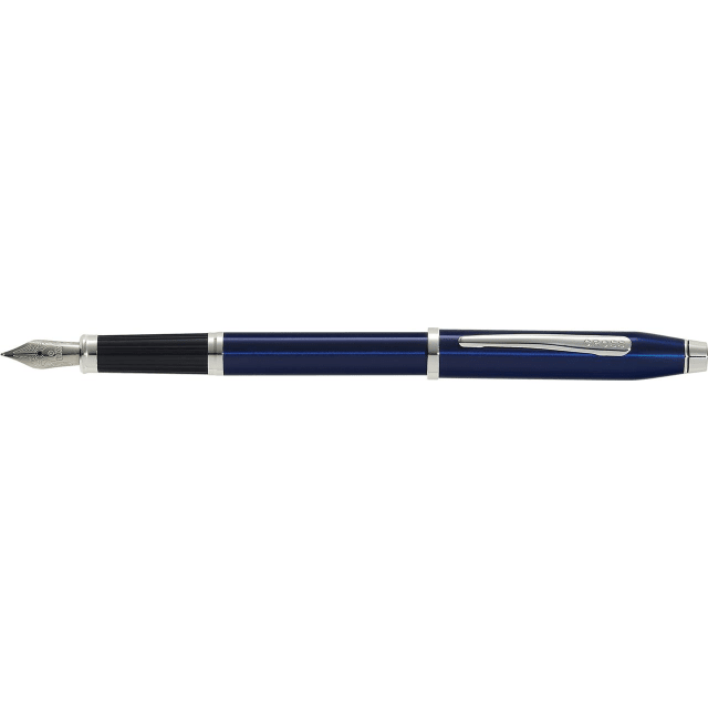 CROSS Century II Blue Lacquer Fountain Pen, Medium Nib