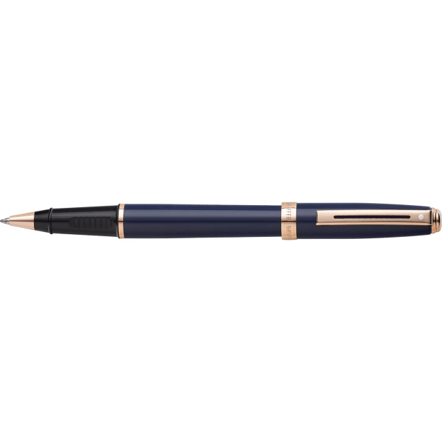 SHEAFFER Prelude Cobalt Blue Lacquer Rose Gold Rollerball Pen