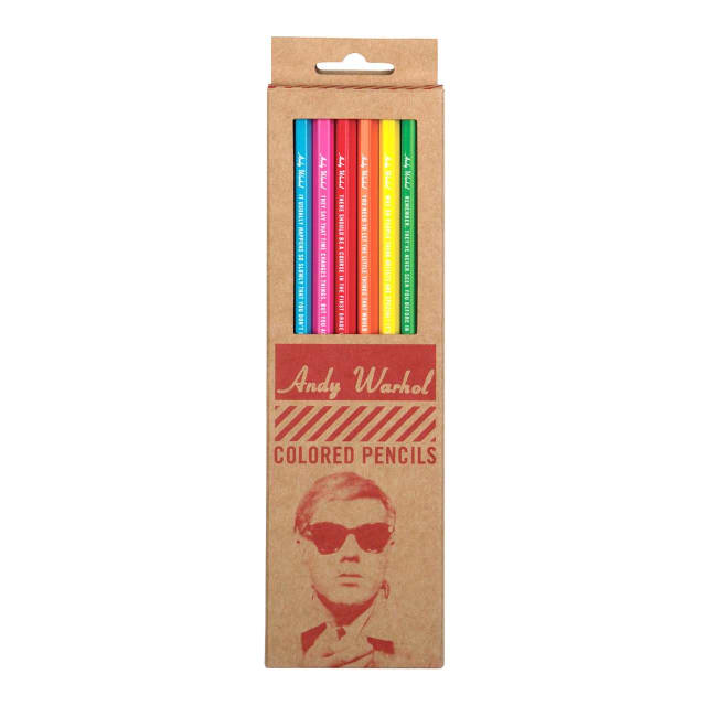 GALISON Colored Pencil Set Warhol Philosophy