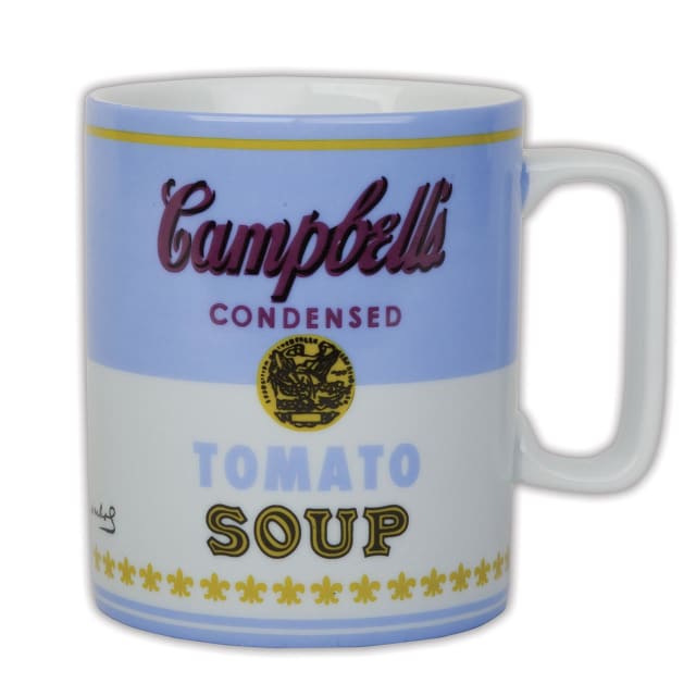 GALISON Mug Warhol Soup Blue/White