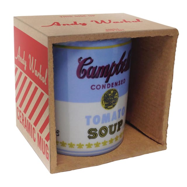 GALISON Mug Warhol Soup Blue/White