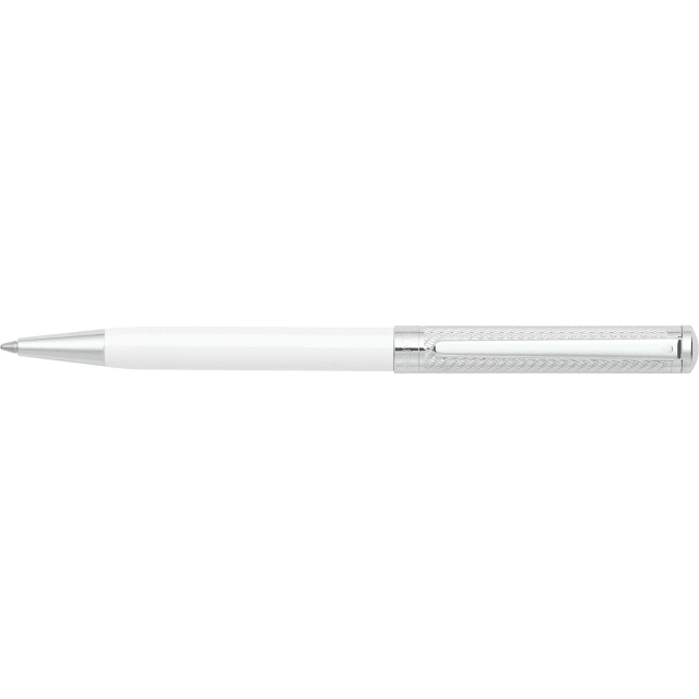 SHEAFFER Intensity White/Spiral Cap/Chrome Plate Ballpoint Pen
