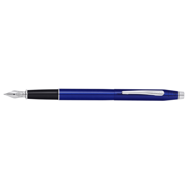 CROSS Classic Century Blue Lacquer Fountain Pen, Medium Nib