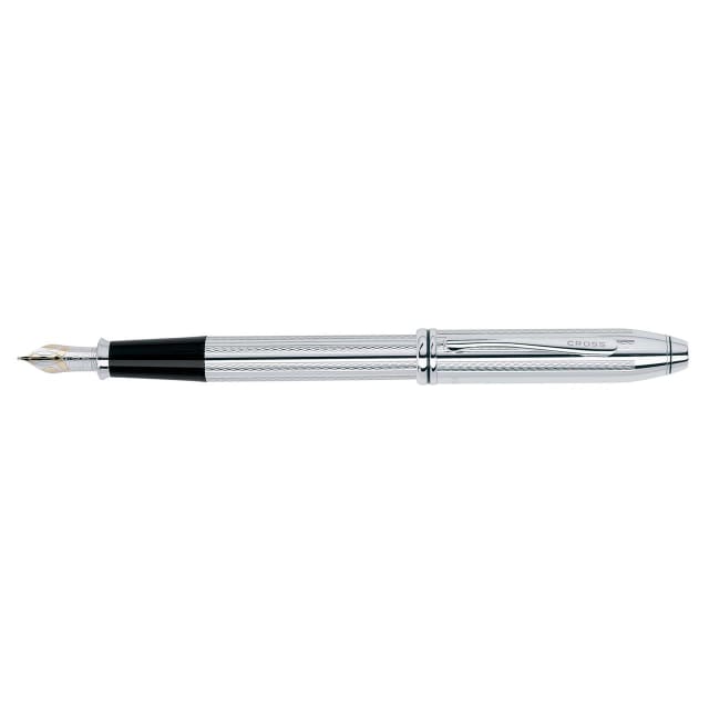 CROSS Townsend Platinum Plated Fountain Pen, Medium Nib