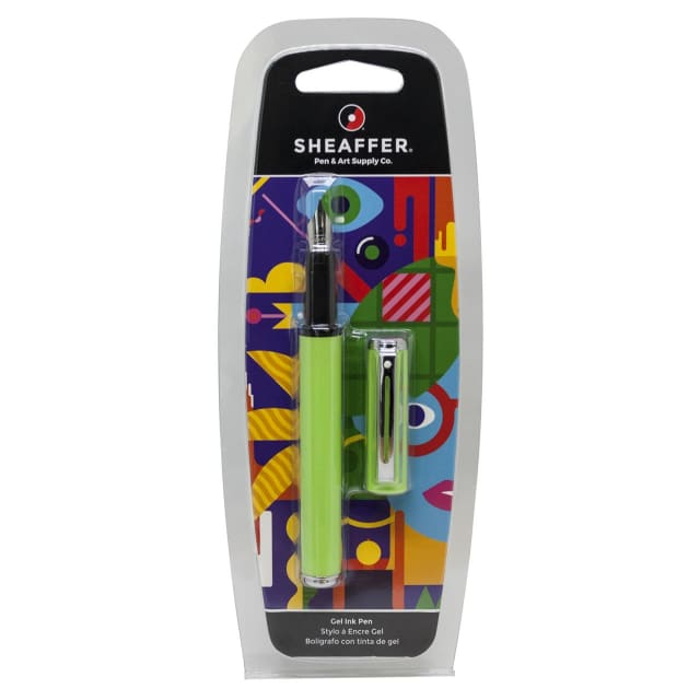 SHEAFFER POP Lime Green Medium Fountain Pen Hang Sell