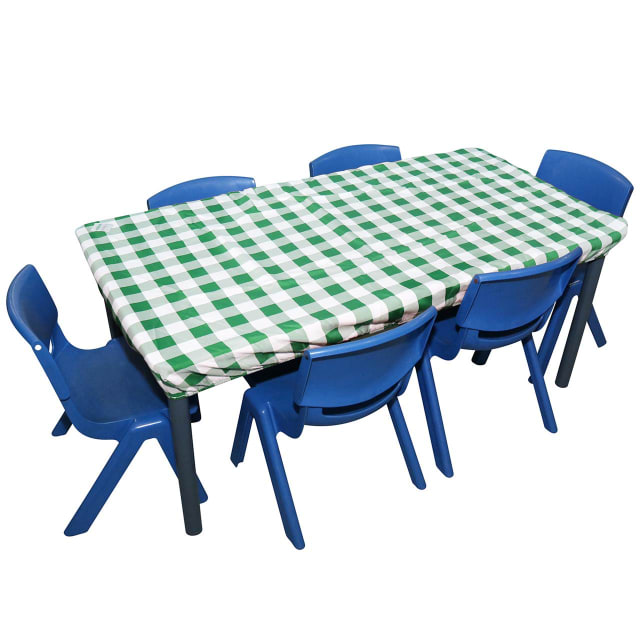 SILLY BILLYZ Tablecloth 120X60CM GINGHAM RECT GREEN