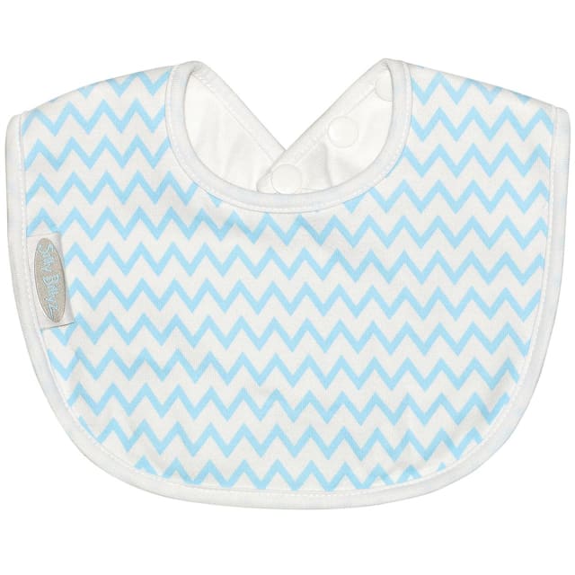 SILLY BILLYZ JERSEY BIBLET BLUE CHEVRON