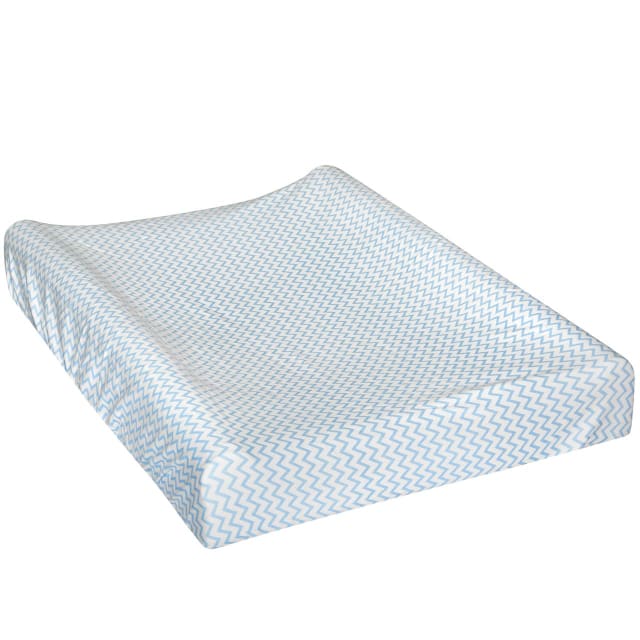 SILLY BILLYZ JERSEY CHANGE MAT COVER BLUE CHEVRON