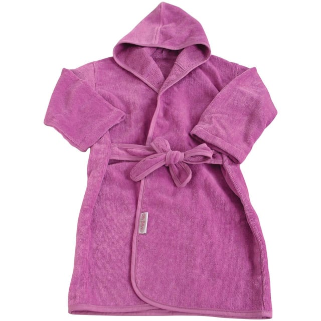 SILLY BILLYZ ORGANICS MINI BATH ROBE PLUM