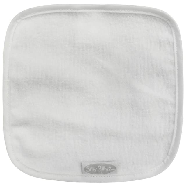 SILLY BILLYZ TOWEL FACE CLOTH WHITE