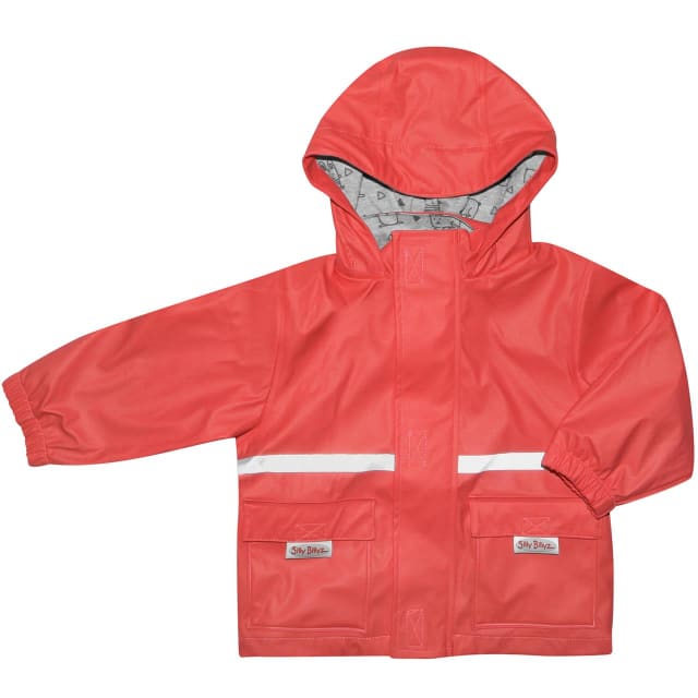 SILLY BILLYZ WATERPROOF JACKET RED LARGE