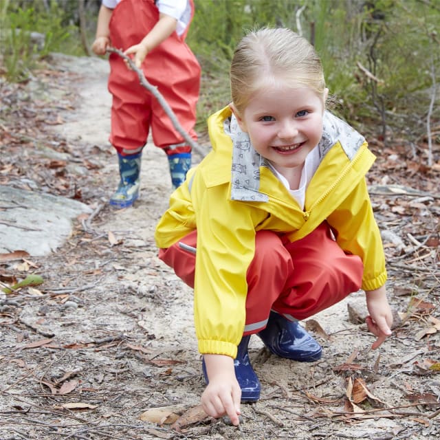 SILLY BILLYZ WATERPROOF JACKET YELLOW SMALL