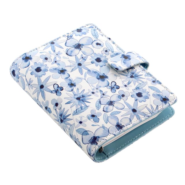 FILOFAX PKT PATTERNS ORGANISER INDIGO FLORAL