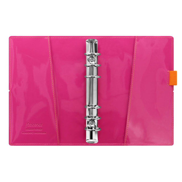 FILOFAX PER DOMINO PTNT ORGANISER ORNG/PNK STRPS