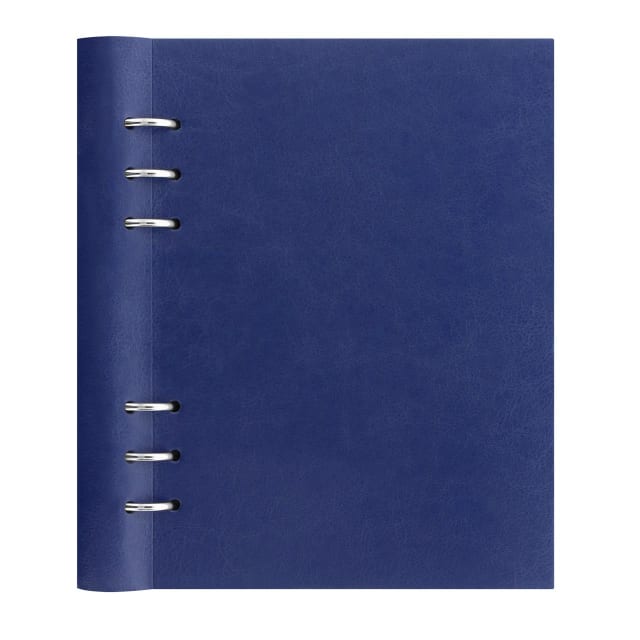 FILOFAX A5 CLASSIC CLIPBOOK NAVY