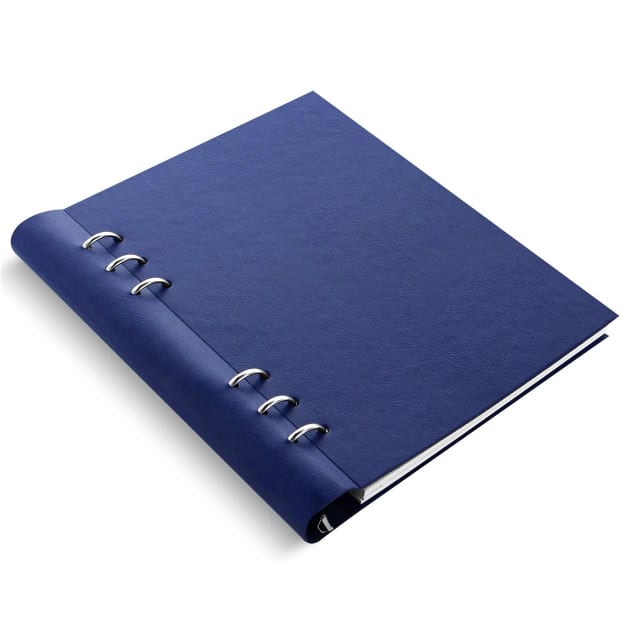 FILOFAX A5 CLASSIC CLIPBOOK NAVY