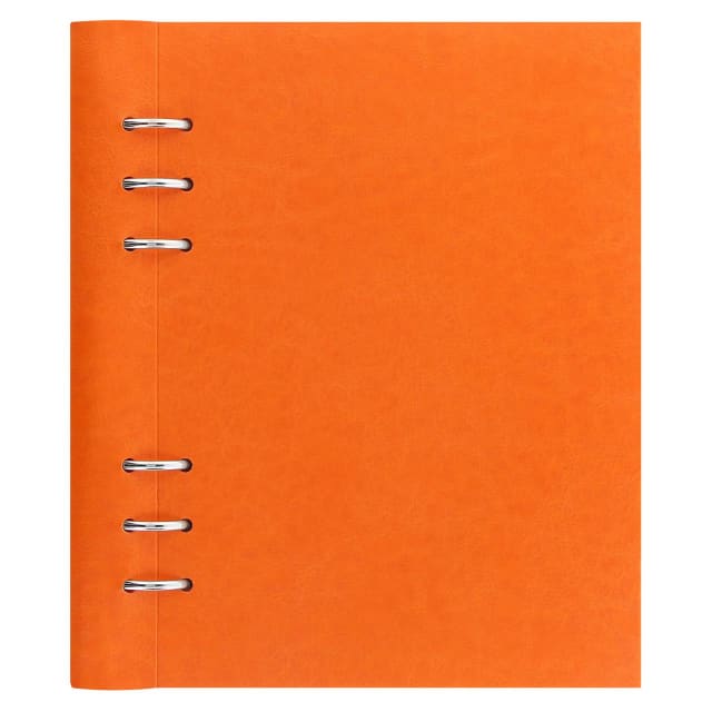 FILOFAX A5 CLASSIC CLIPBOOK ORANGE