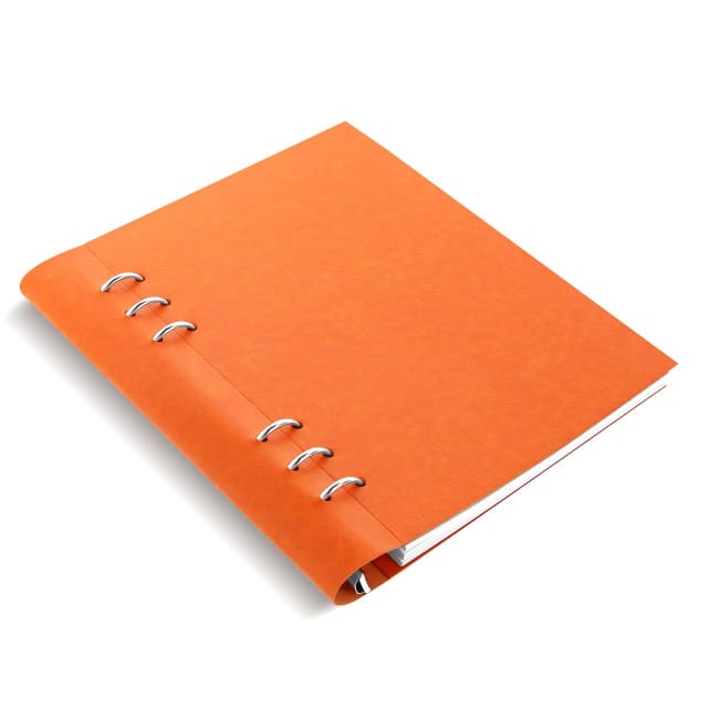 FILOFAX A5 CLASSIC CLIPBOOK ORANGE
