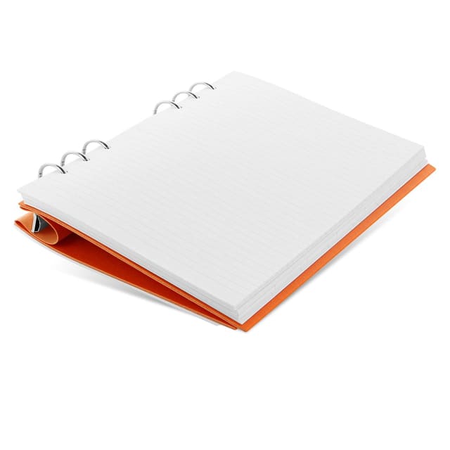 FILOFAX A5 CLASSIC CLIPBOOK ORANGE