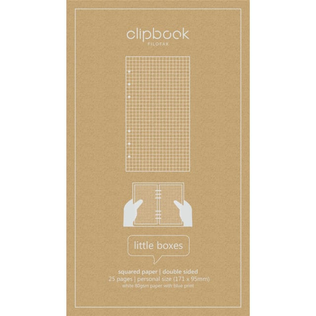 FILOFAX Per Clipbook Refill Squared 25pk