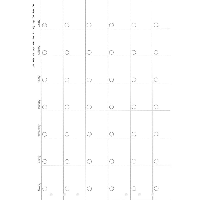 FILOFAX A5 Clipbook Refill Month Planner