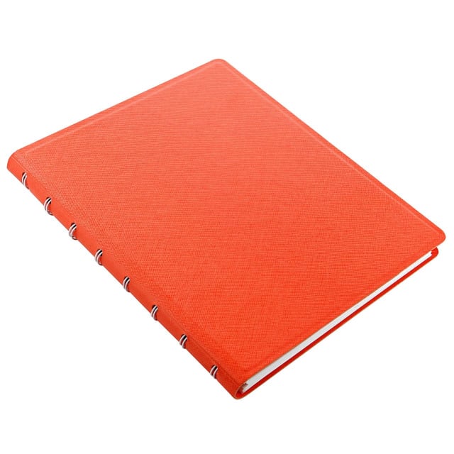 FILOFAX A5 SAFFIANO NOTEBOOK BR ORANGE