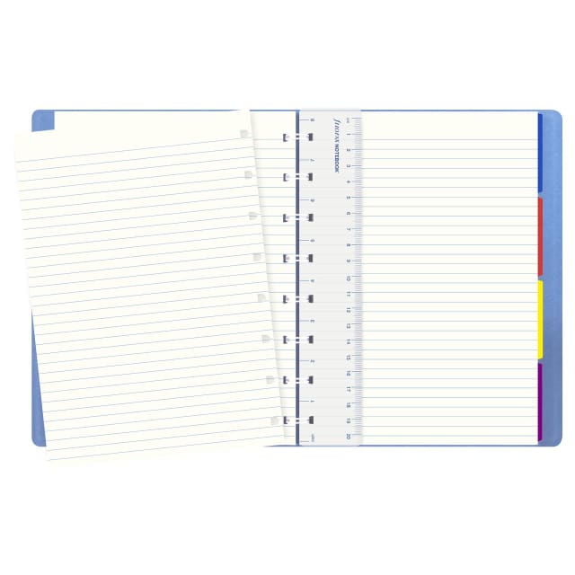 FILOFAX A5 SAFFIANO NOTEBOOK VISTA BLUE
