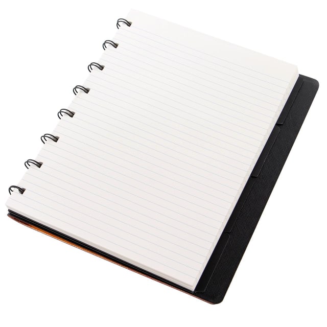 FILOFAX A5 SAFFIANO NOTEBOOK MTLC ROSE GOLD