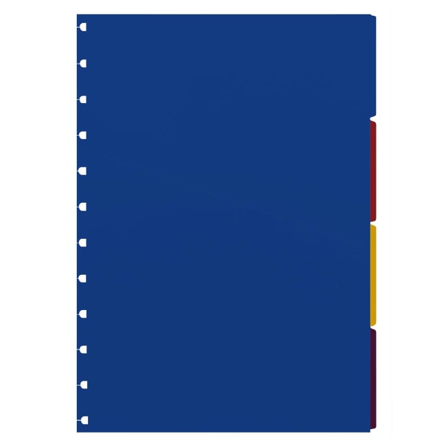 FILOFAX A4 NOTEBOOK COLOUR INDICIES 4PK