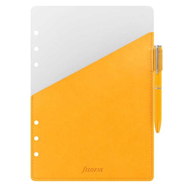 FILOFAX A5 organiser pen loop Yellow