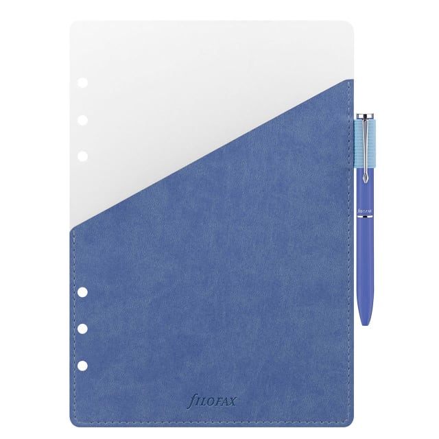 FILOFAX A5 organiser pen loop Blue