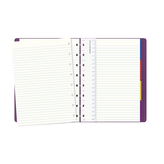 FILOFAX A5 Pennybridge Notebook Purple