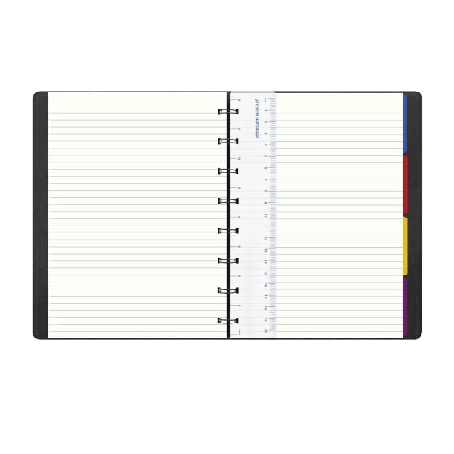 FILOFAX A5 SAFFIANO NOTEBOOK BLACK