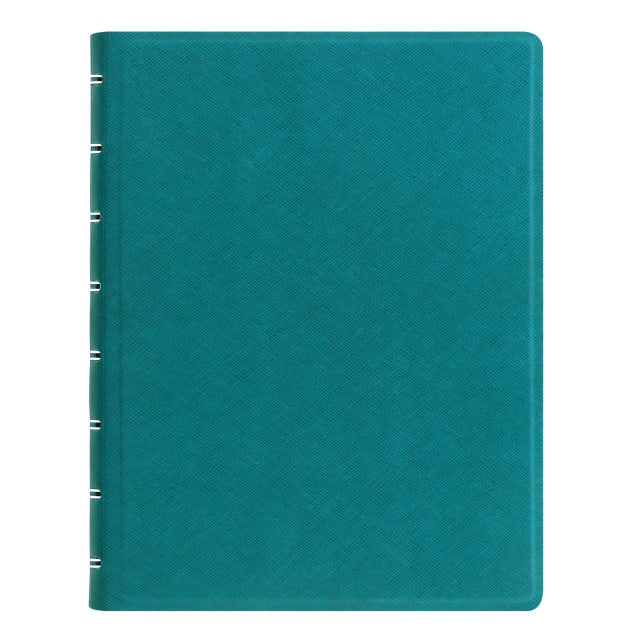 FILOFAX A5 SAFFIANO NOTEBOOK AQUAMARINE