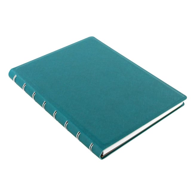 FILOFAX A5 SAFFIANO NOTEBOOK AQUAMARINE