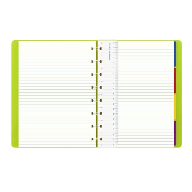 FILOFAX A5 SAFFIANO NOTEBOOK PEAR
