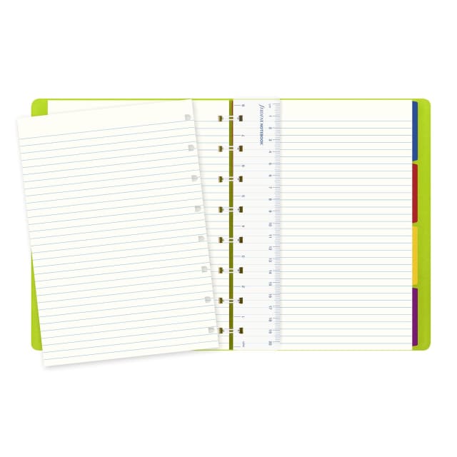 FILOFAX A5 SAFFIANO NOTEBOOK PEAR