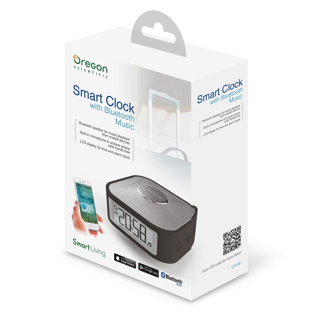 SMART CLOCK WITH BLUETOOTH MUSIC BLACK