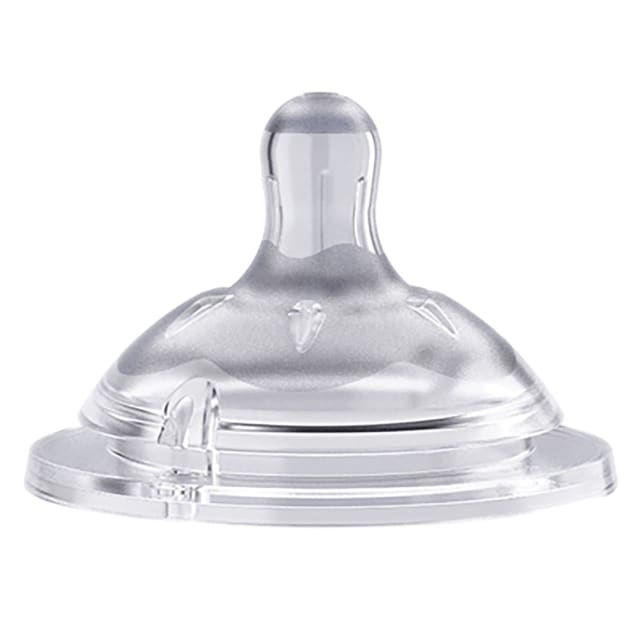 CHICCO Teat: NaturalFeeling - 4m+ Adj Flow 2pk