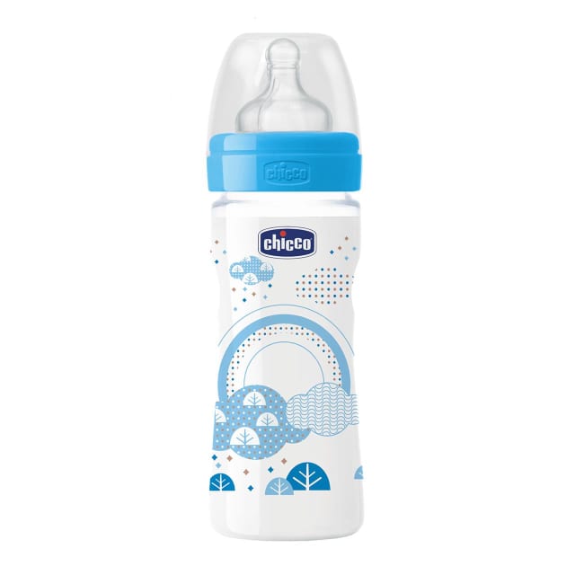 CHICCO BOTTLE: WELL-BEING SIL 2M+ 250ML BOY