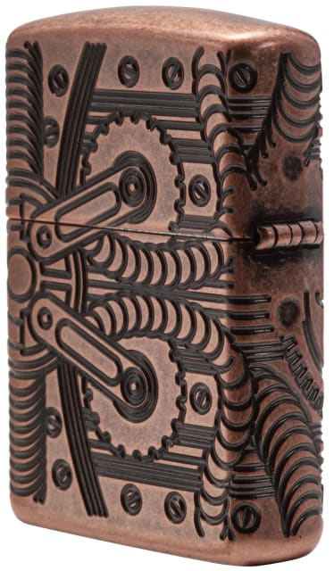 ZIPPO 29523 ZIPPO GEARS ARMOR ANT. COPPER
