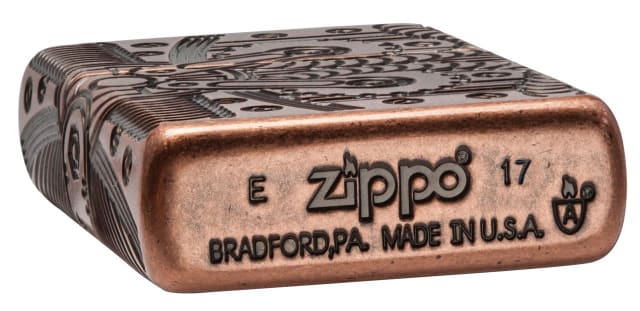 ZIPPO 29523 ZIPPO GEARS ARMOR ANT. COPPER