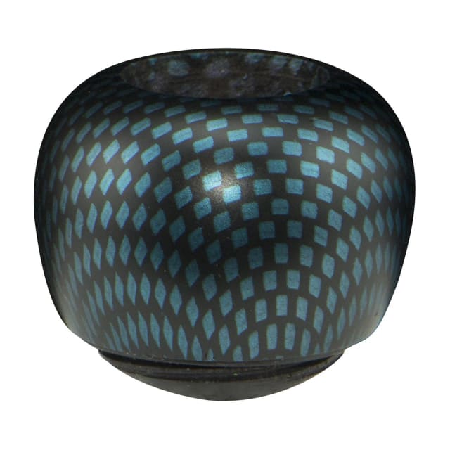 FALCON APPLE CARBON FINISH BOWL BLUE