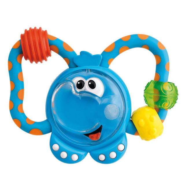 CHICCO Elephant Fun Plastic Teething Rattle